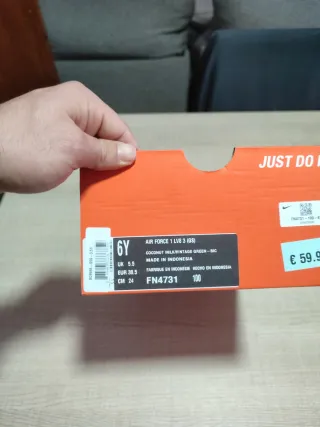 Nike Air Force 1 LV8 GS Beige/Verde