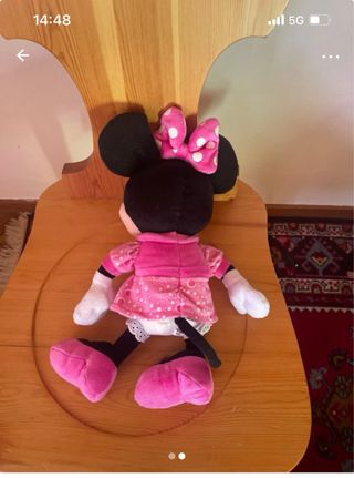 Pupazzo Minnie parlante rosa