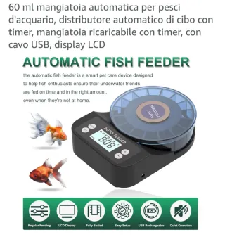 Distributore mangime tartarughe e pesci