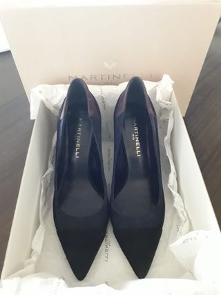 Zapatos de tacón Martinelli Negro/Azul