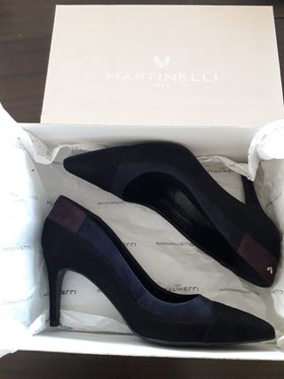 Zapatos de tacón Martinelli Negro/Azul