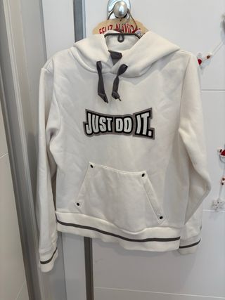 Sudadera Nike Just Do It Blanca