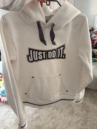 Sudadera Nike Just Do It Blanca