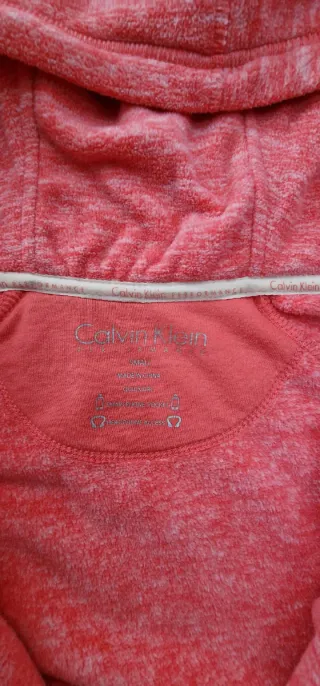 Sudadera Calvin Klein Performance Coral Talla S