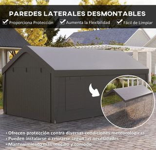Garaje Exterior Coche 6x3,6m Impermeable