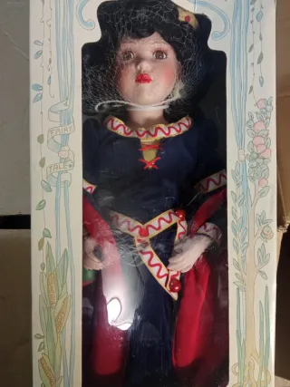 Muñeca Porcelana Blancanieves Colección