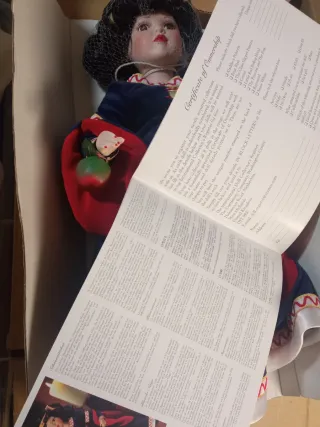 Muñeca Porcelana Blancanieves Colección