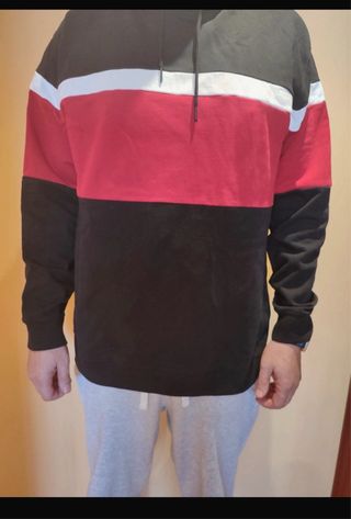 Sudadera Zara bloques color