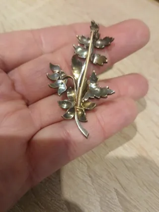 Broche Plata y Oro Siglo XX