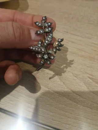 Broche Plata y Oro Siglo XX