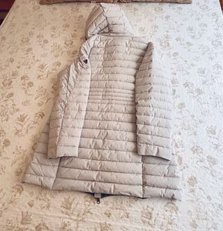 Abrigo Blue Flave gris acolchado