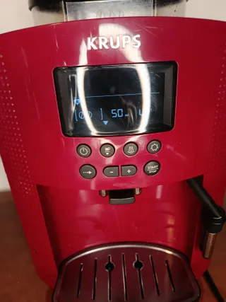 Cafetera Krups Roja