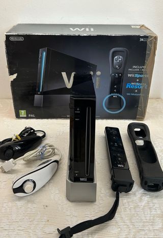 Nintendo Wii Console Nera + Accessori