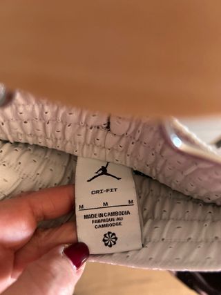 Pantalón corto Jordan Negro y Blanco