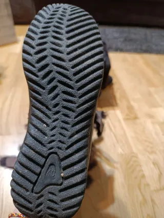 Botas pelo natural marrón multicolor