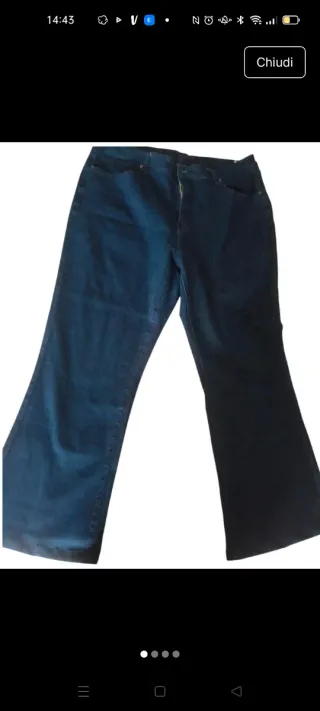 Jeans donna blu xxl