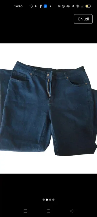 Jeans donna blu xxl