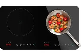 Placa de inducción doble programable nueva