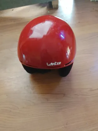 Casco de esquí o snorkel Wed'ze rojo