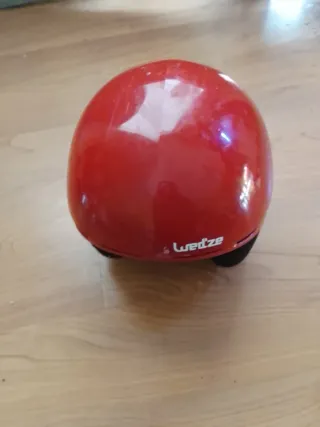 Casco de esquí o snorkel Wed'ze rojo