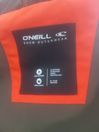 Chaqueta Nieve O'Neill XXL Naranja/Verde