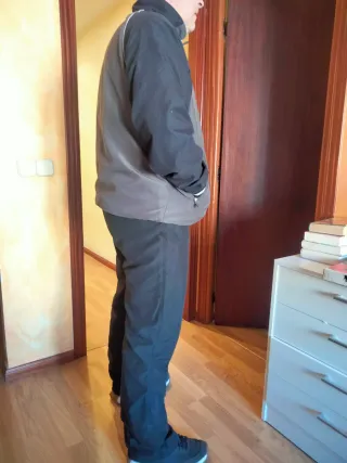 Chándal Champion Hombre Negro/Gris