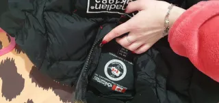 Abrigo Canadian Peak Negro Mujer. Talla 16 años