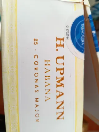 Scatola di Sigari H. Upmann Vuota