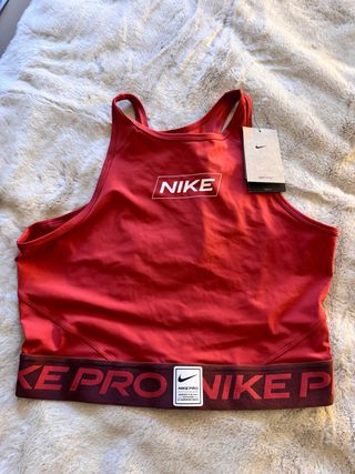 Top/Camiseta Nike Pro Rojo talla L