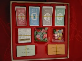 GIOCO IN SCATOLA Vintage MONOPOLI ANNI 80 completo