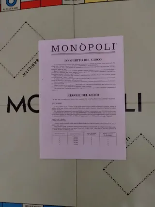 GIOCO IN SCATOLA Vintage MONOPOLI ANNI 80 completo