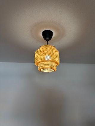 Lámpara de techo Ikea bambú
