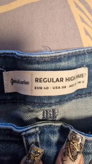 Tejanos Azules con Raya Lateral