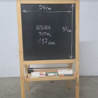 Pizarra de madera Ikea