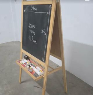 Pizarra de madera Ikea