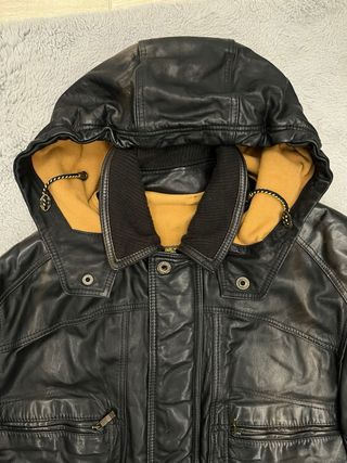 Giacca vera pelle vintage pesante