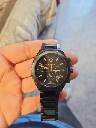 Orologio Maserati blu luxury e Oro