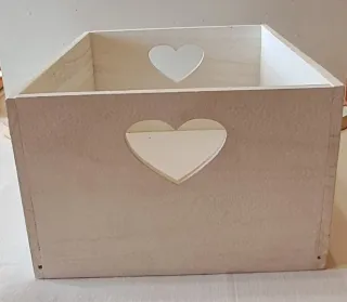 Scatola portaoggetti in legno HOME