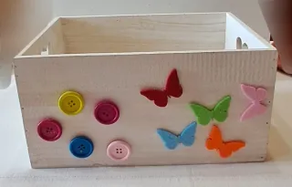 Scatola portaoggetti in legno HOME