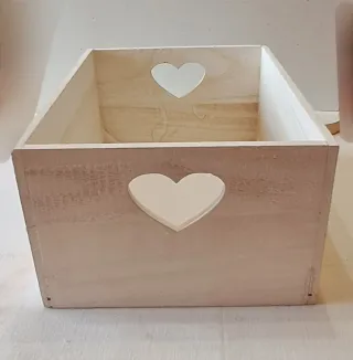 Scatola portaoggetti in legno HOME