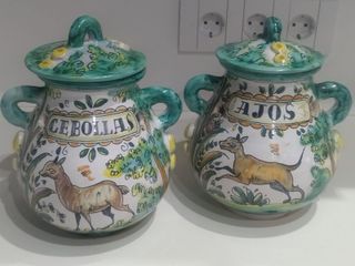 19 orzas ceramica Puente del Arzobispo artesanales