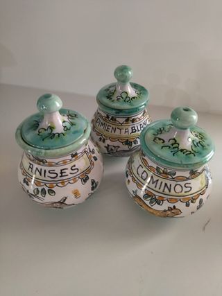 19 orzas ceramica Puente del Arzobispo artesanales