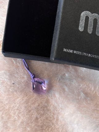 Colgante Morado Swarovski Elements
