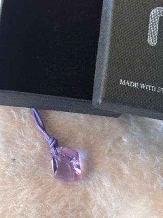 Colgante Morado Swarovski Elements