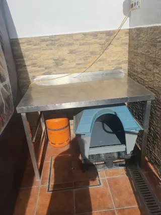 Mesa de trabajo acero inoxidable 85x120 85 de alto