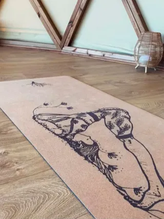 Esterilla Yoga Corcho y Caucho Natural