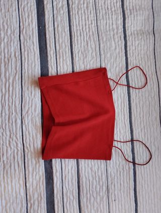 Top Zara Rojo Talla M