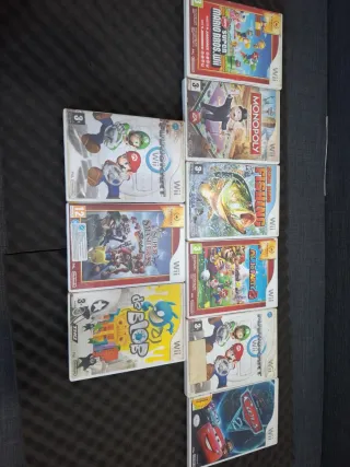 Pacchetto 9 Giochi Wii: Mario Kart, Super Mario Bros, Cars e altri