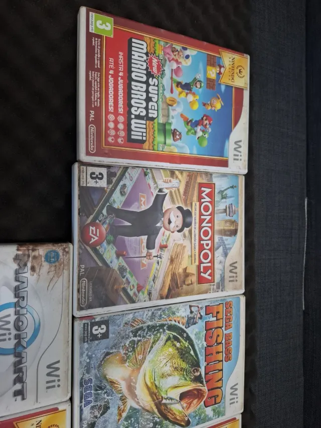 Pack 9 Juegos Wii: Mario Kart, Super Mario Bros, C