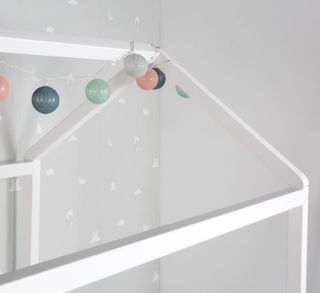 Cama Tipi Blanca con tablas Somier